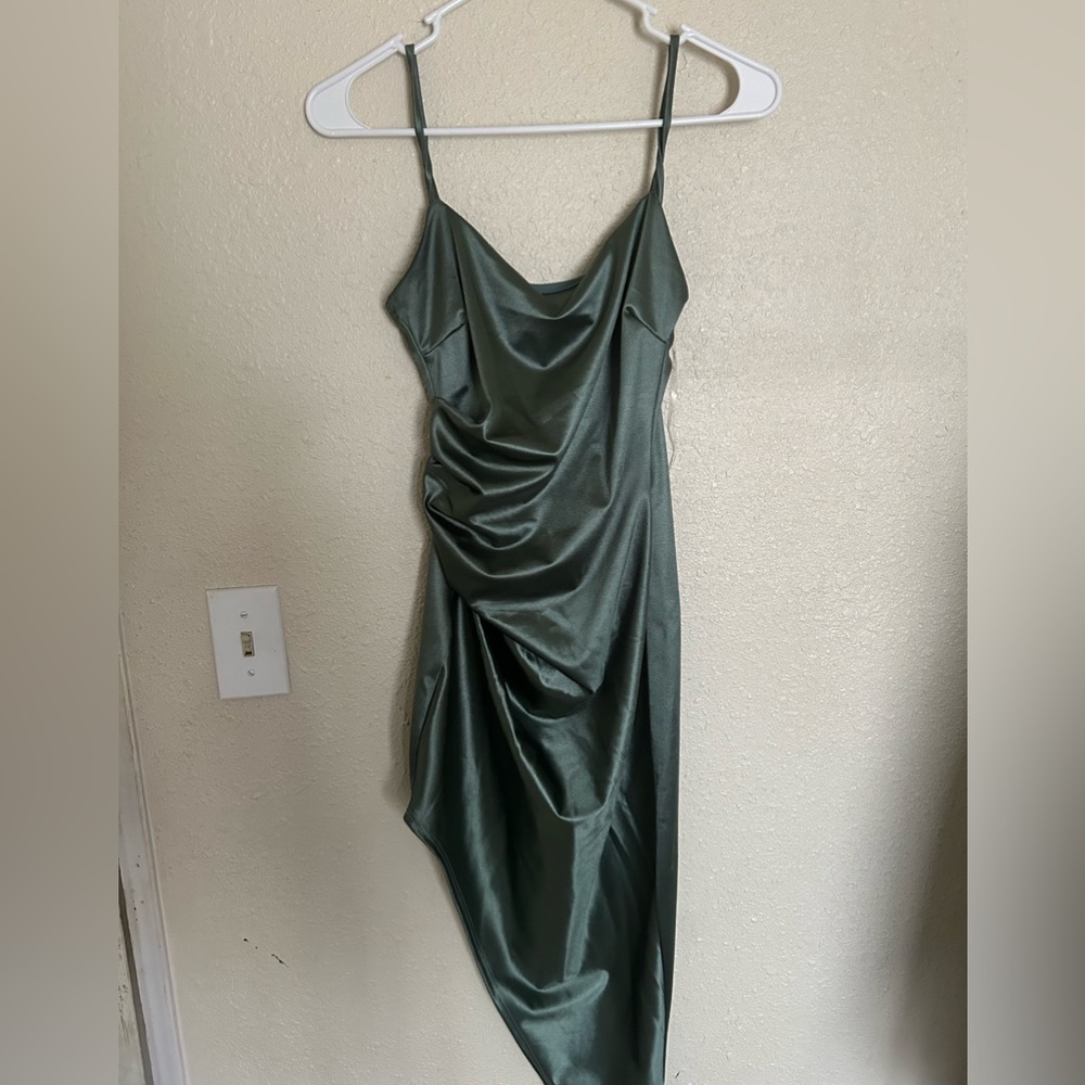 Sage green dress